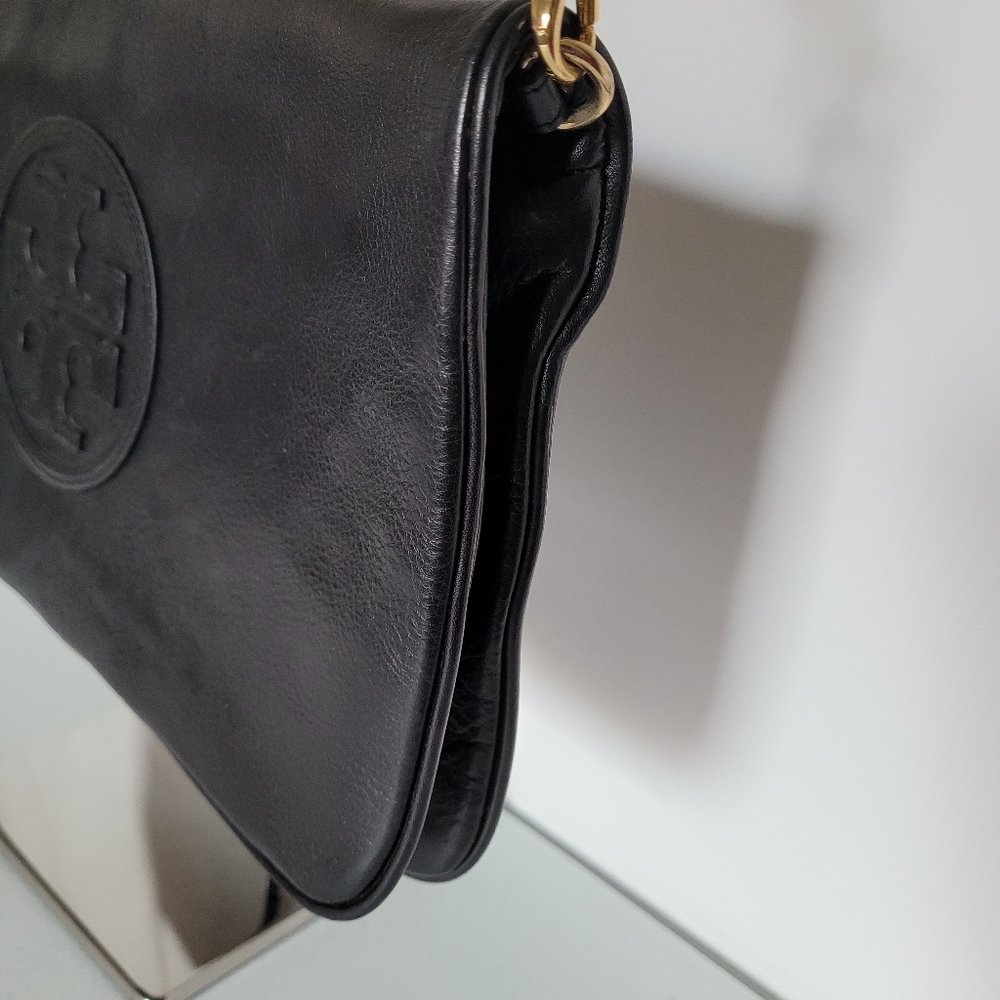Tory Burch Reva Clutch or Shoulder fold over Bag w removable strap - Picture 4 of 10